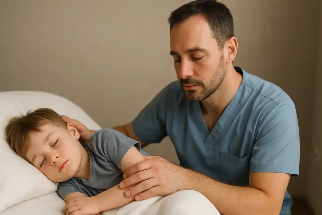 Osteopatia pediatrica per il sonno disturbato nei bambini: il beneficio invisibile ai genitori