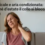 Cervicale e aria condizionata: perché d’estate il collo si blocca di più