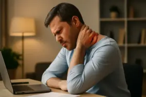 Dolore alla nuca a fine giornata: come la postura sbagliata lo alimenta in silenzio
