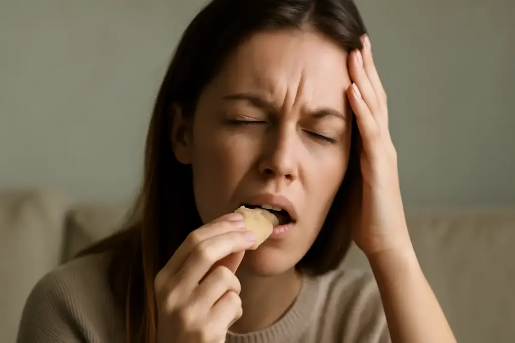 Masticazione asimmetrica e mal di testa: come incide sull’equilibrio muscolare del viso