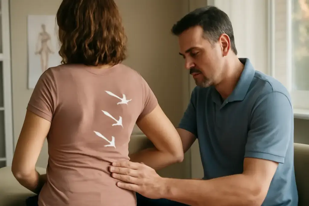 Scoliosi in età adulta non diagnosticata: il segnale che l’osteopatia riconosce prima