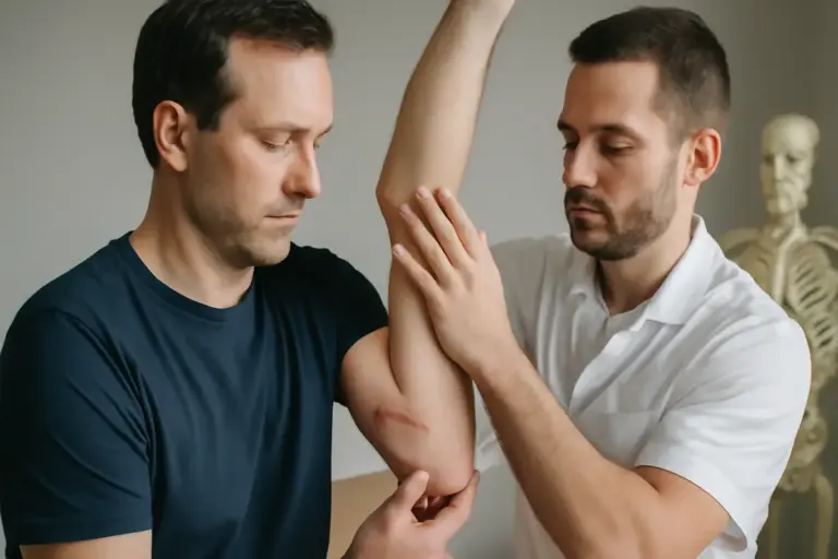 Cicatrice post-operatoria che limita il braccio: cosa rivela l’osteopata