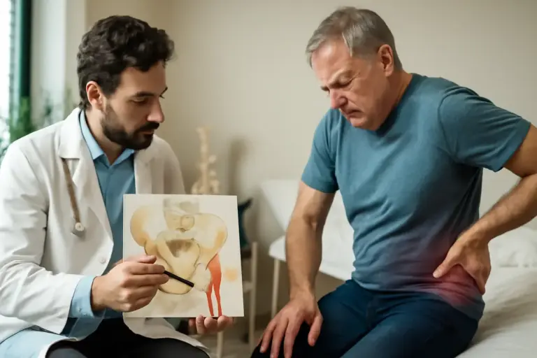 Bacino rigido e sciatica: perché il collegamento cambia tutto nel trattamento