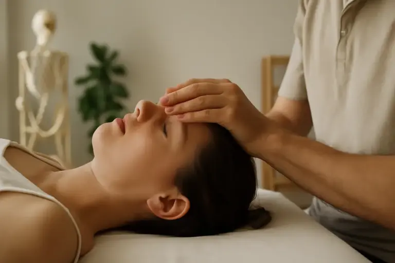 Palpazione craniosacrale: il meccanismo sottile che rivela tensioni insospettate