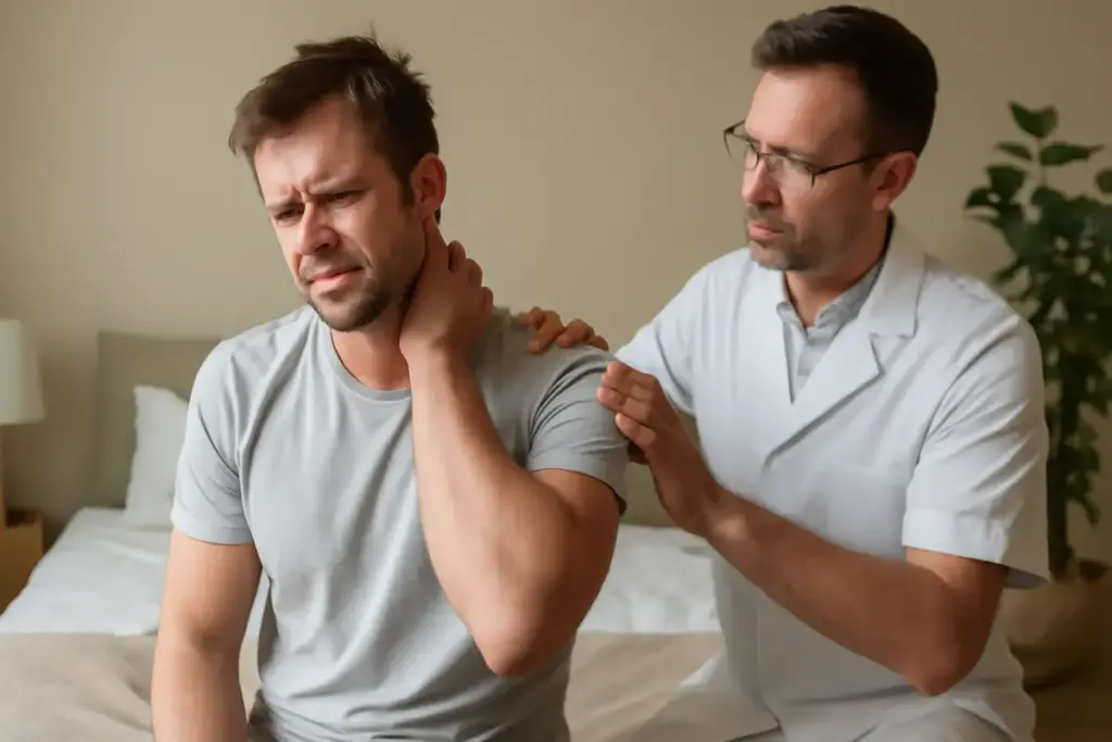 Muscoli doloranti al risveglio senza sforzo fisico: la risposta osteopatica che chiarisce